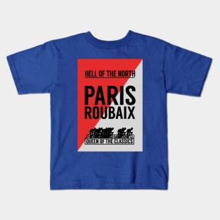 Paris Riubaix Tour de France Bicycle Racing Print Kids T-Shirt